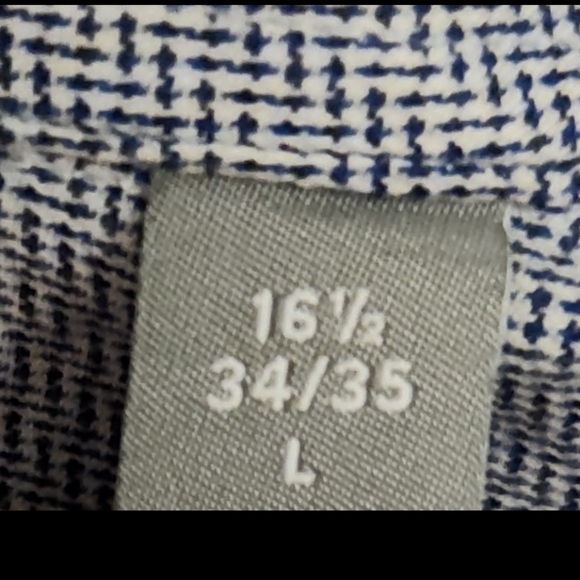 Men's Michael Kors Slim Fit Stretch Dress Shirt Large -  16 1/2 And 34/35 EUC - Picture 4 of 6